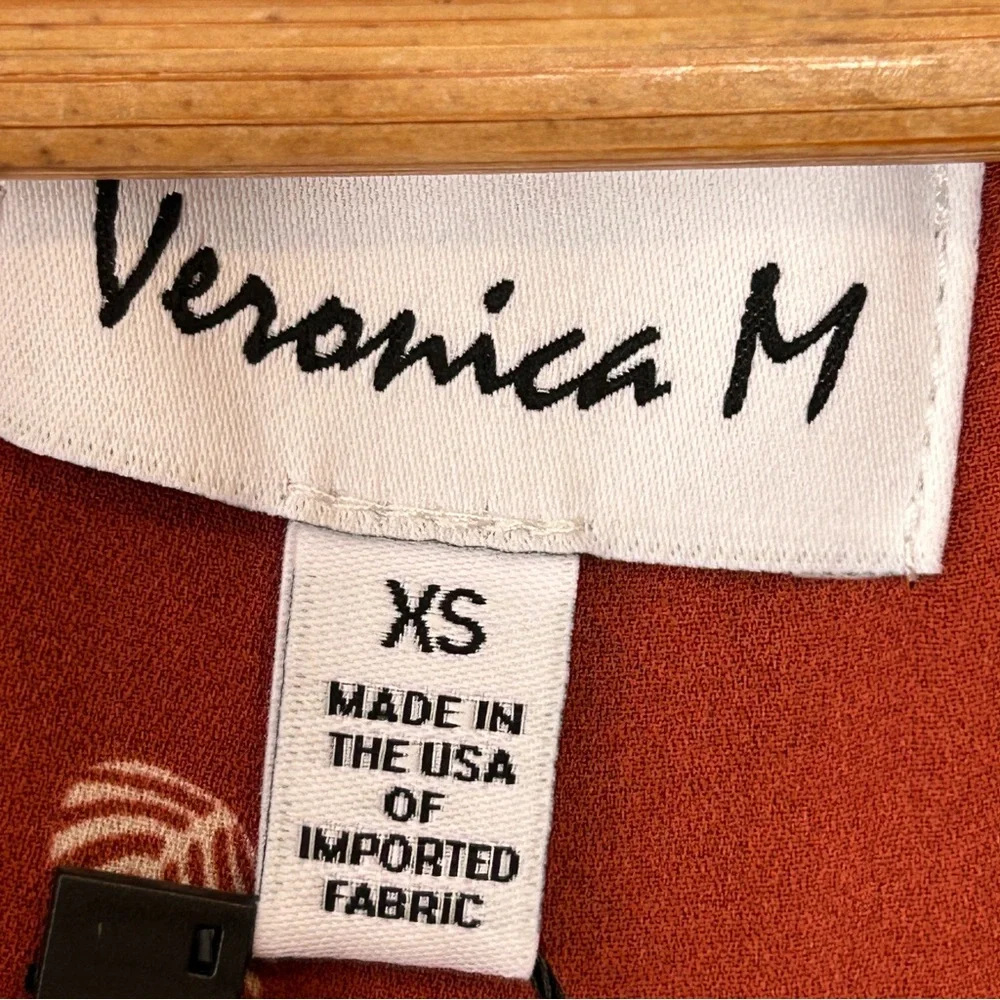 NWT Veronica M Dress Size XS Rust color - Picture 3 of 6